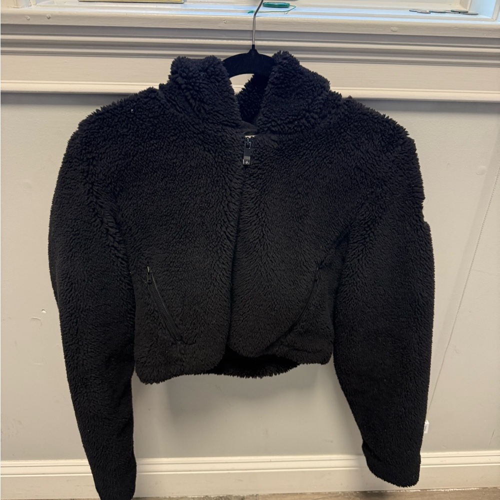 ALO Yoga Black Textured Jacket